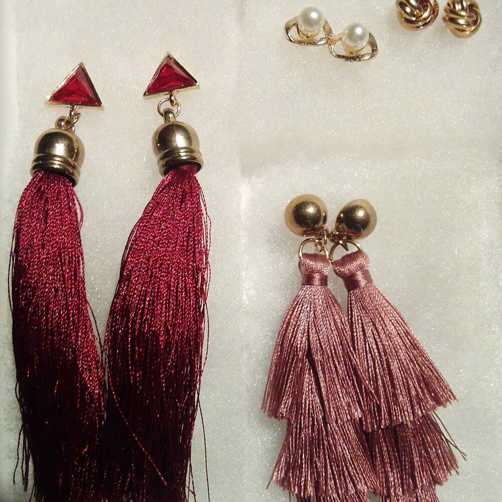 Snow & Gold Luxury Earring Set For Women